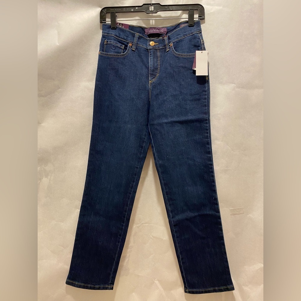 Gloria Vanderbilt® Amanda Petite High‑Rise Straight‑Leg Jeans NWT 4P - Picture 9 of 10